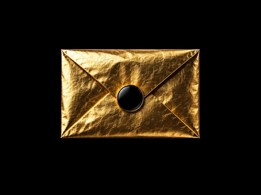 Übergabe, Goldfolie