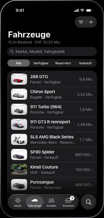 Fahrzeuge, iPhone, dunkel