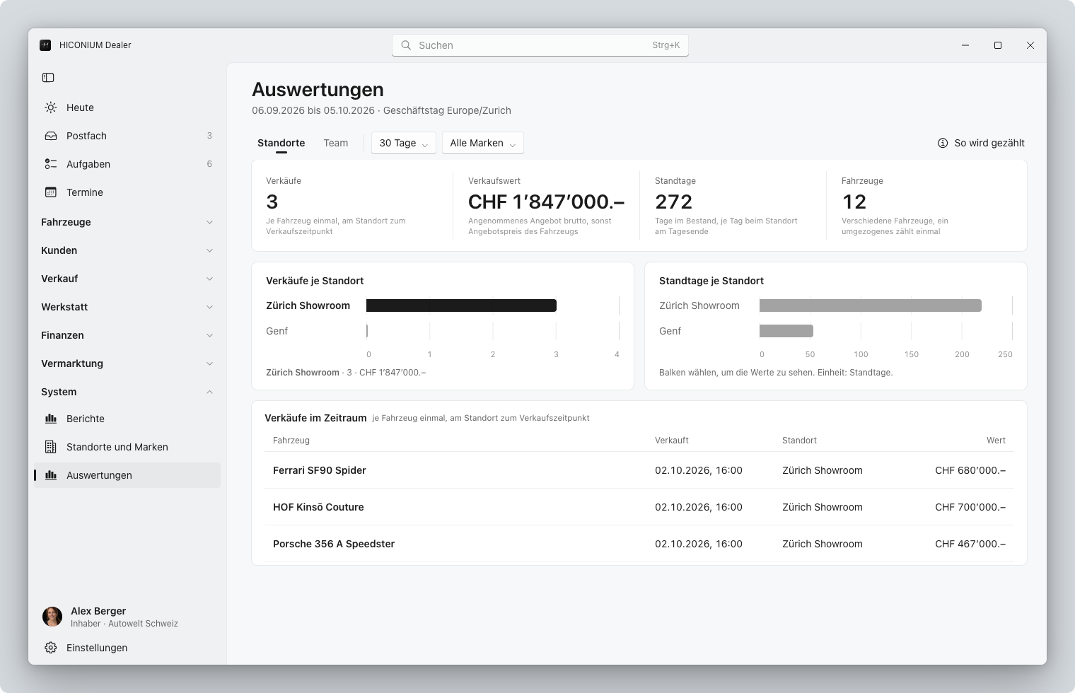 Auswertungen, Windows 11, hell